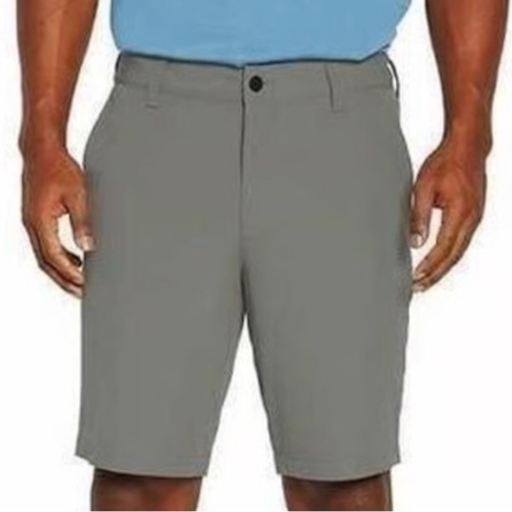 Banana Republic Gray Comfort Flat Front Short Size 32